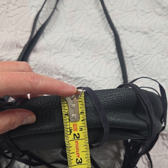 Rue21 Black Crossbody Bag with Fringe - Picture 8 of 10